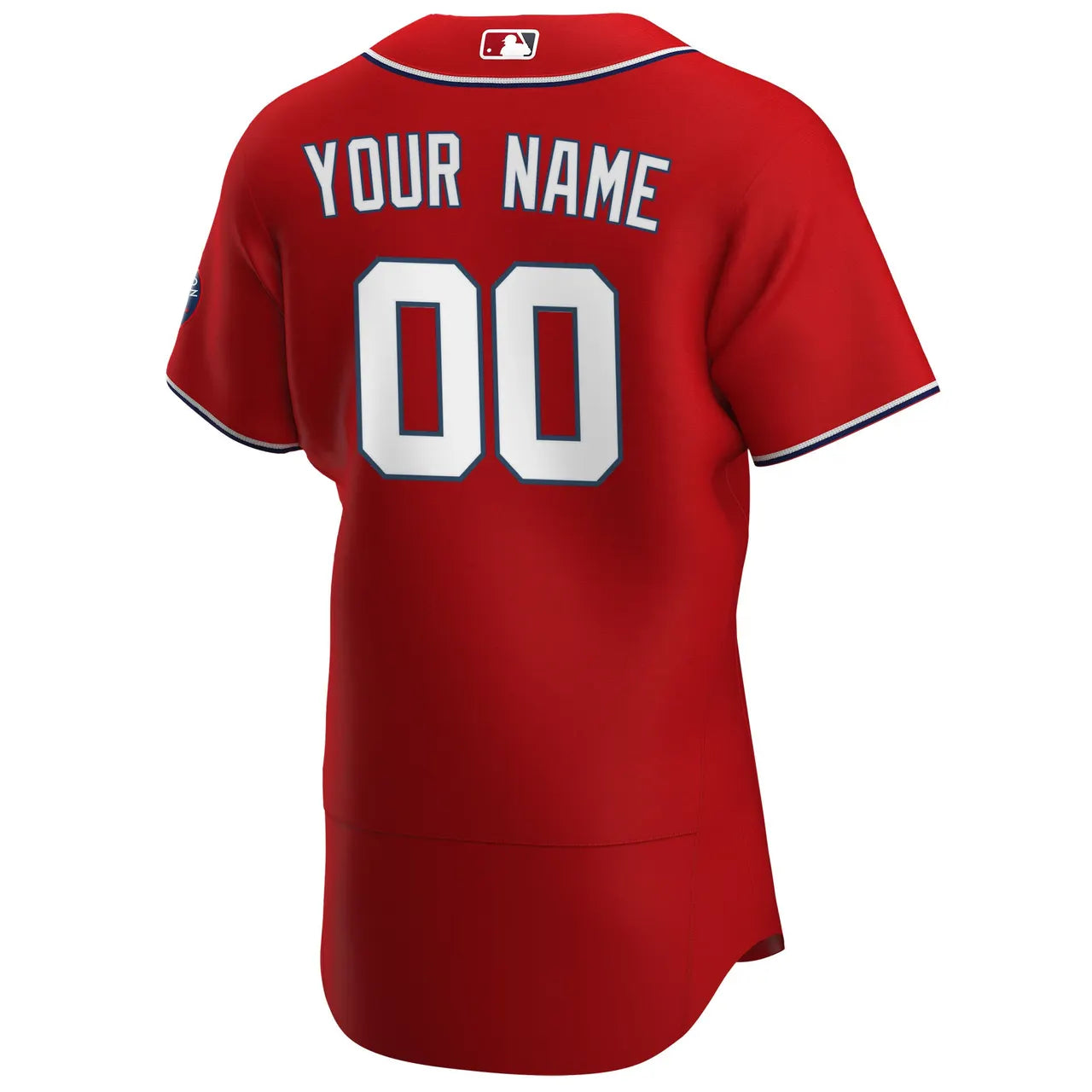 Nationals Red Custom Jersey - Hình 4