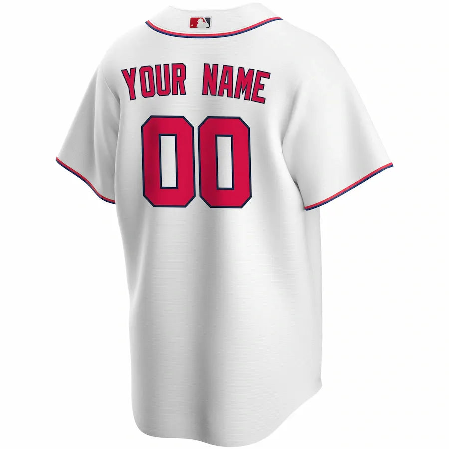 nike replica Nationals White Custom Jersey - Hình 3