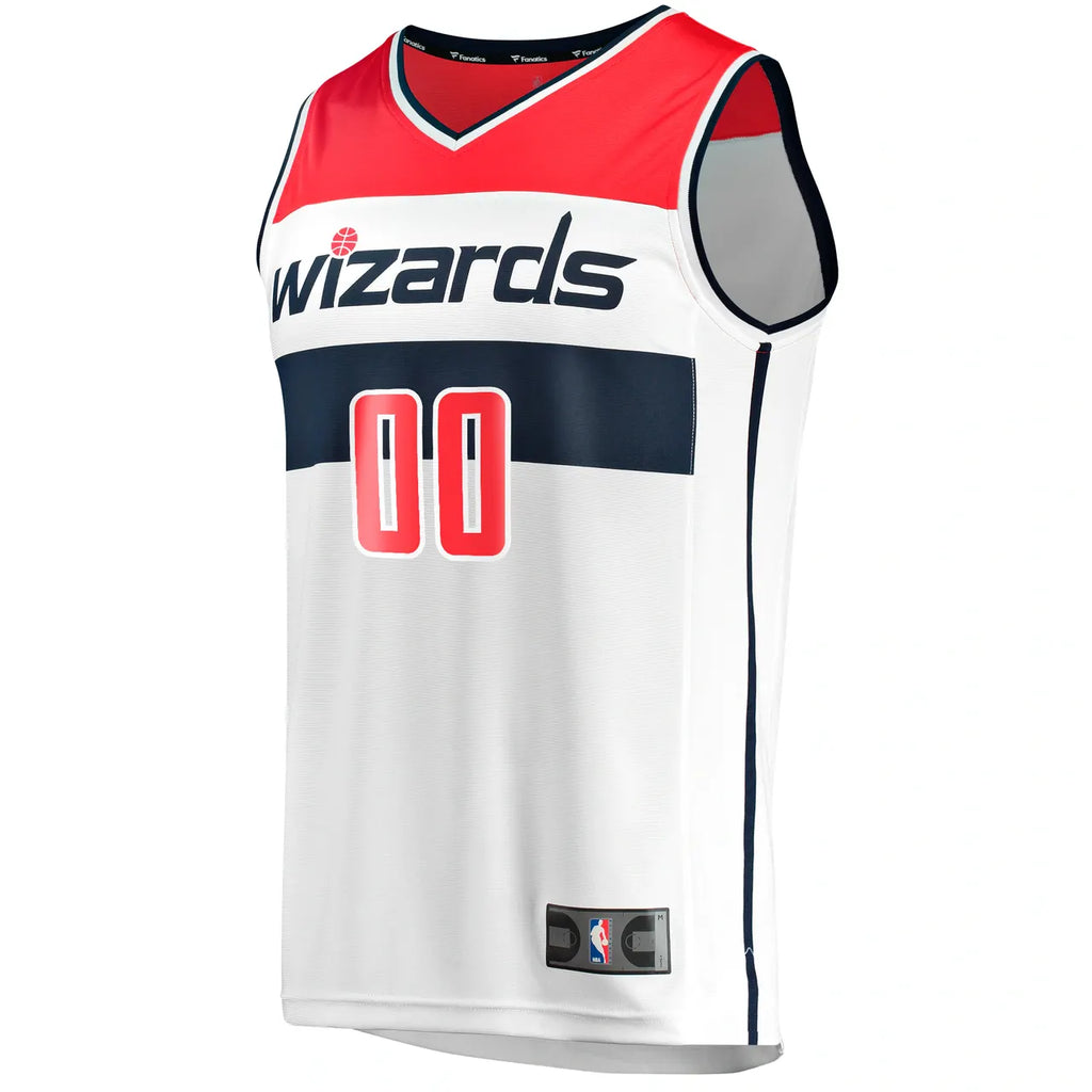 Wizards Personalized White Jersey - Hình 2