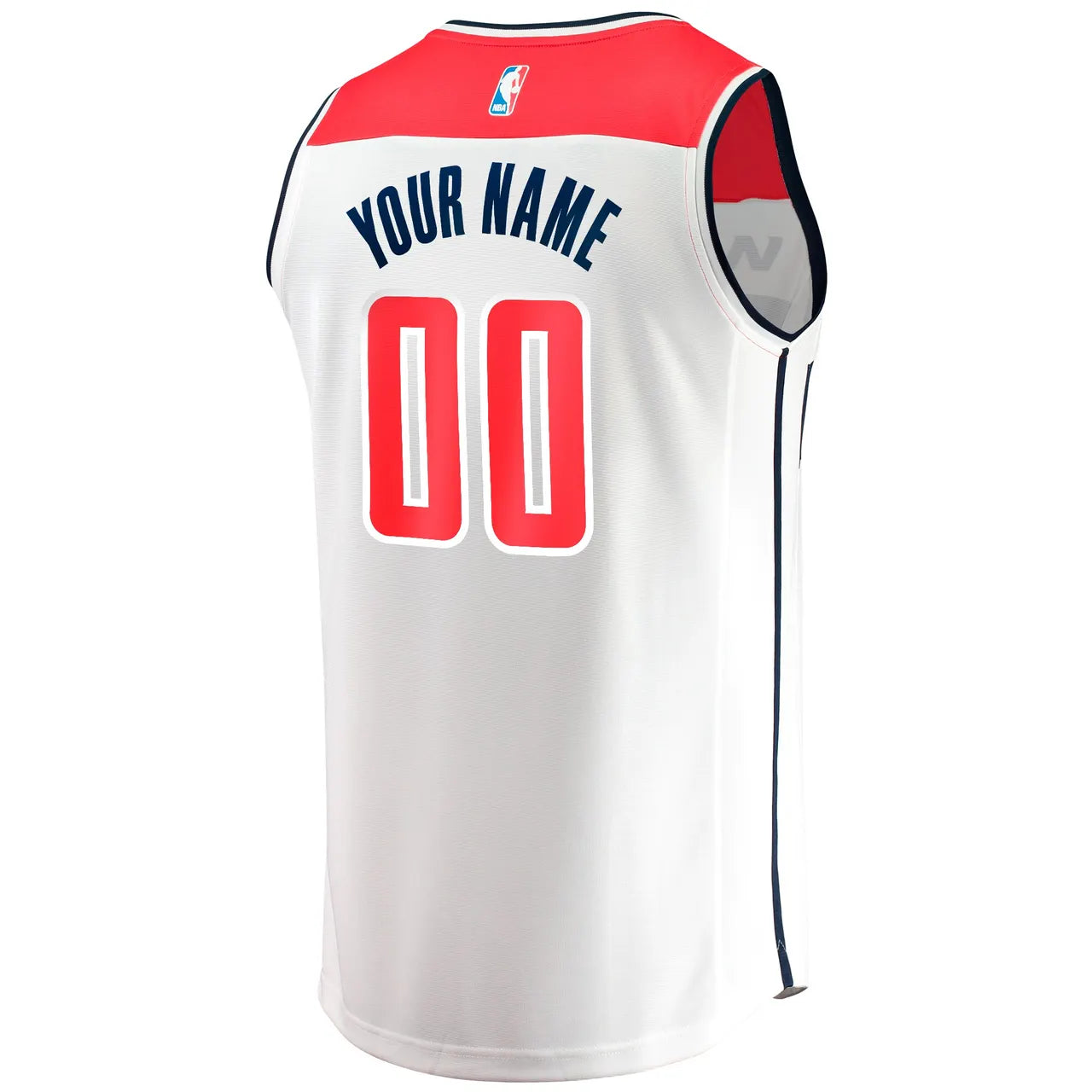 Wizards Personalized White Jersey - Hình 3