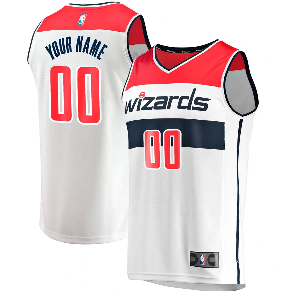 Wizards Personalized White Jersey