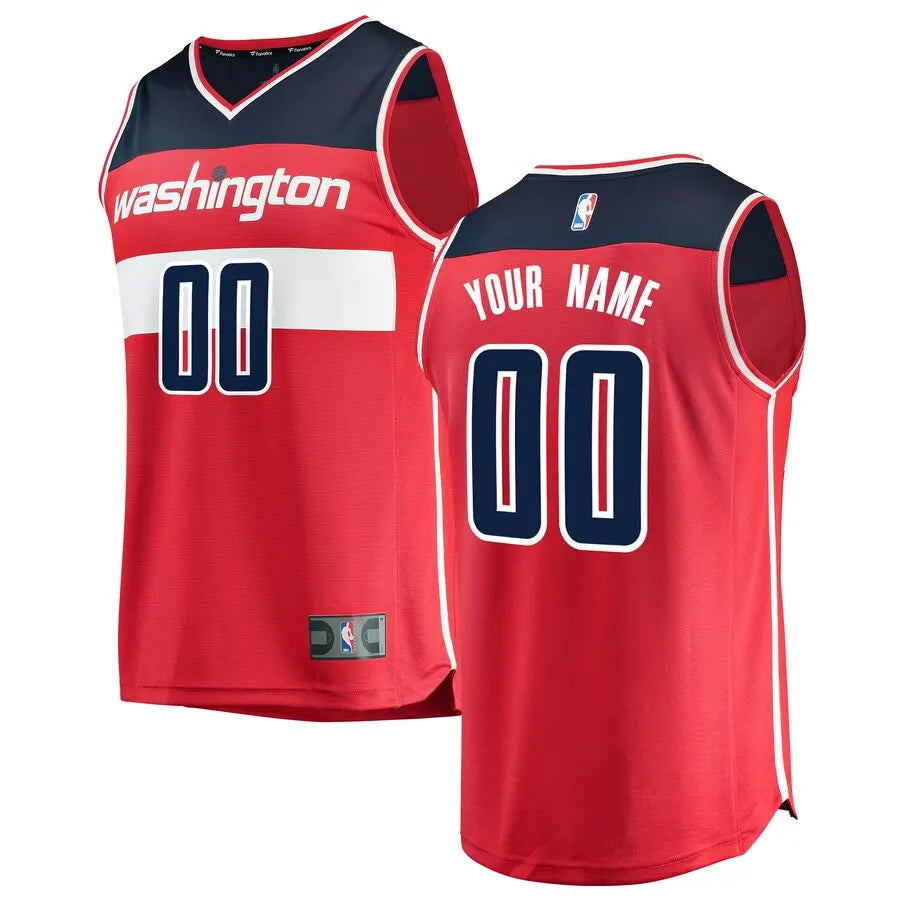 fanatics Custom Wizards Red Jersey