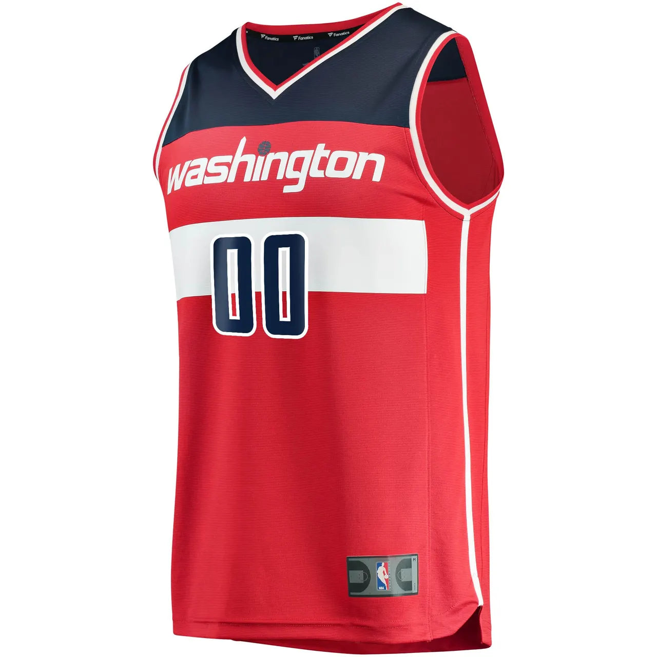 Wizards Red Custom Jersey fanatics - Hình 3
