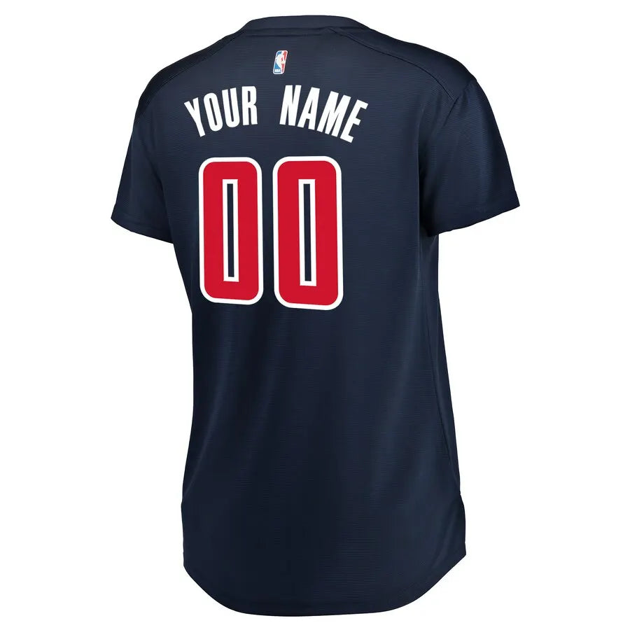 fanatics Wizards Navy Custom Jersey - Hình 2