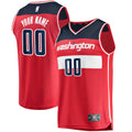 washington Fanatics Wizards Red Custom Jersey