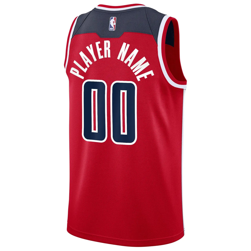 Wizards Red Custom Jersey nike statement - Hình 4