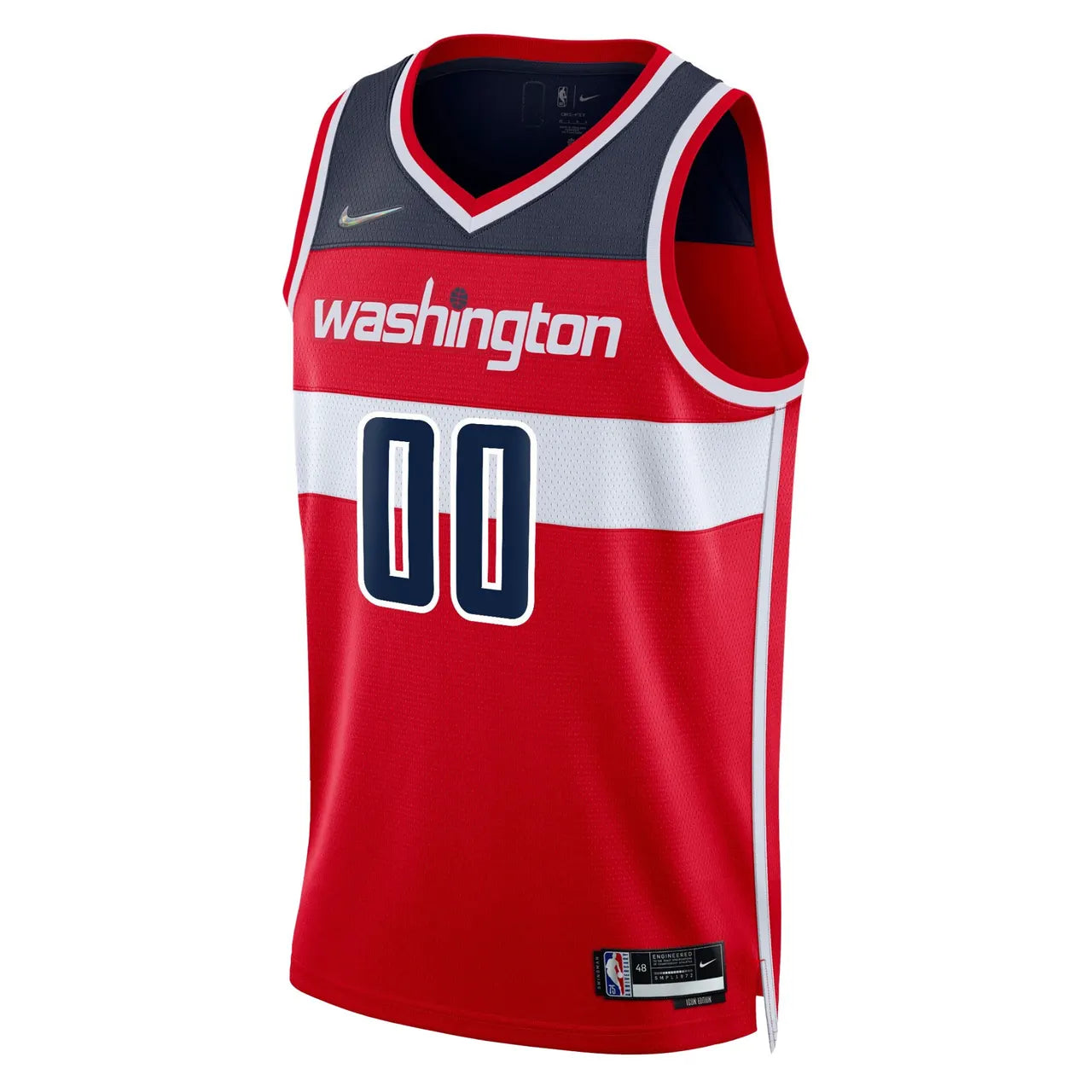 nike icon Wizards Red Custom Jersey
