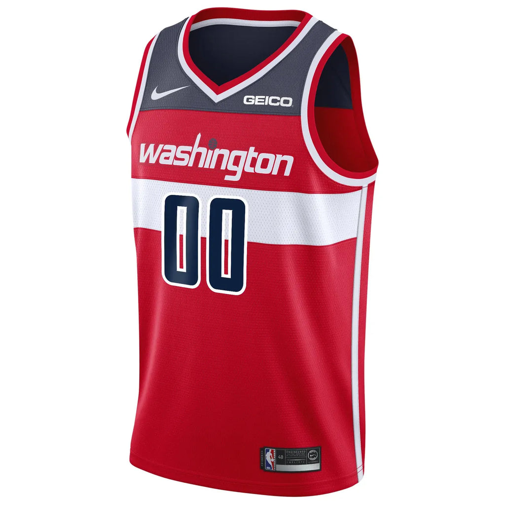 nike statement Wizards Red Custom Jersey - Hình 3