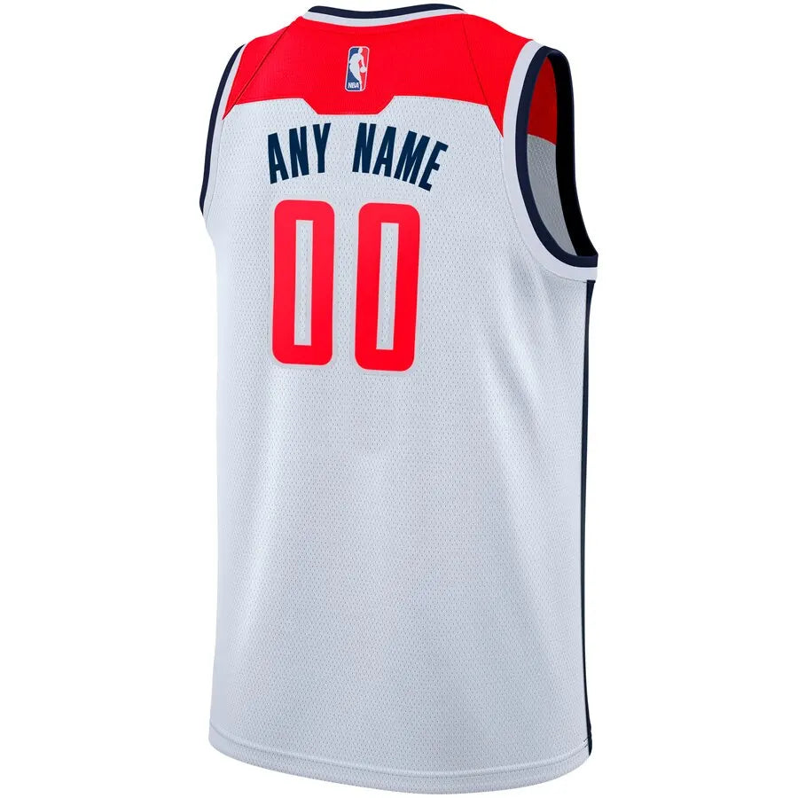 Wizards White Customizable Jersey - Hình 3