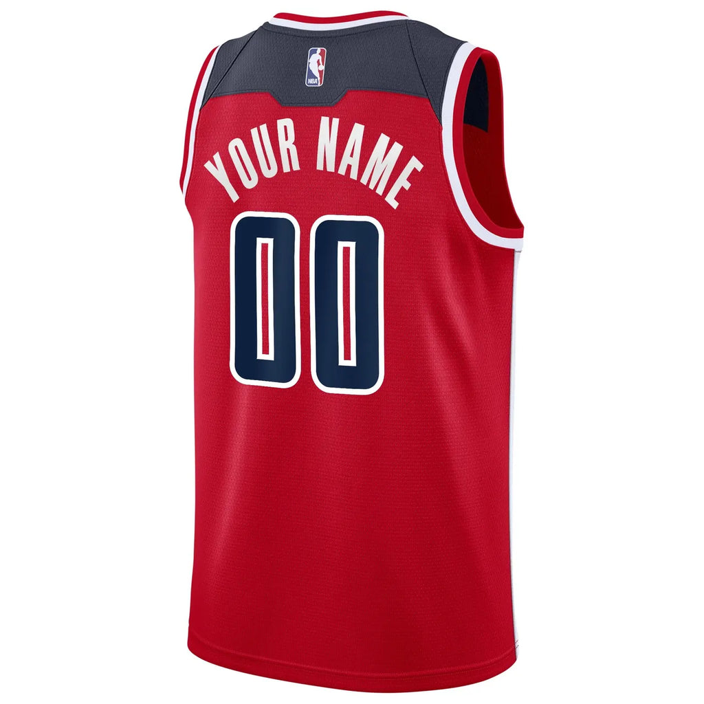 Wizards Red Custom Jersey nike - Hình 3