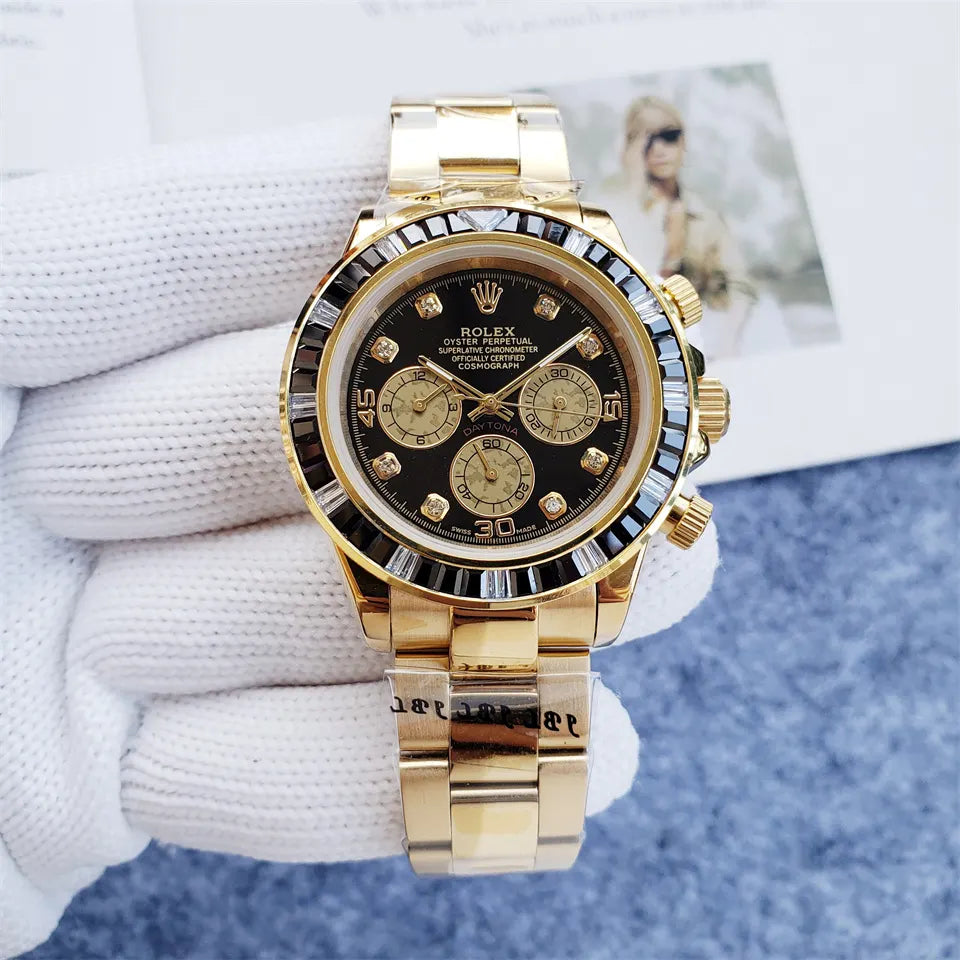 bezel Rolex Daytona Gold Diamond - Hình 7