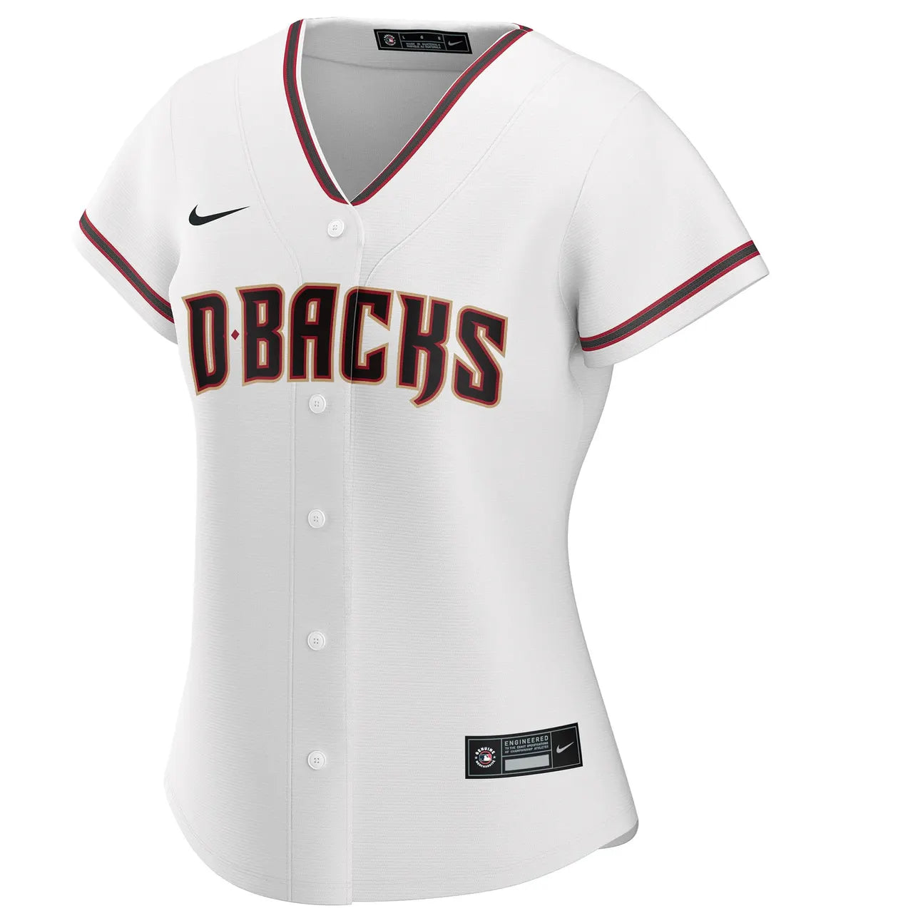 Diamondbacks White Custom Jersey - Hình 2