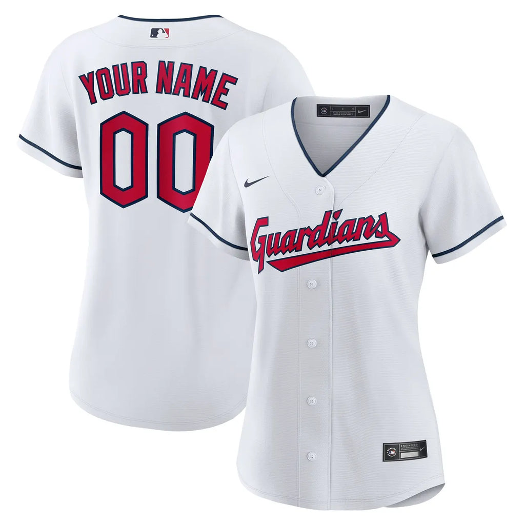 nike women Guardians White Custom Jersey