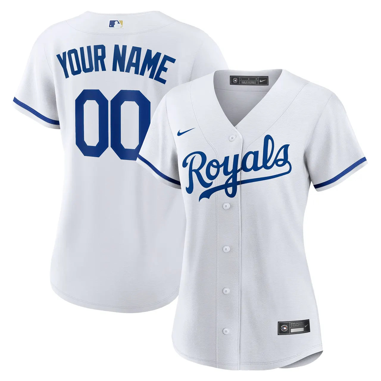 nike Royals White Custom Jersey