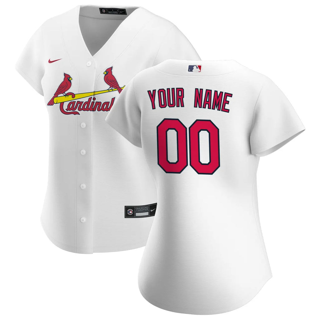 Cardinals White Custom Jersey