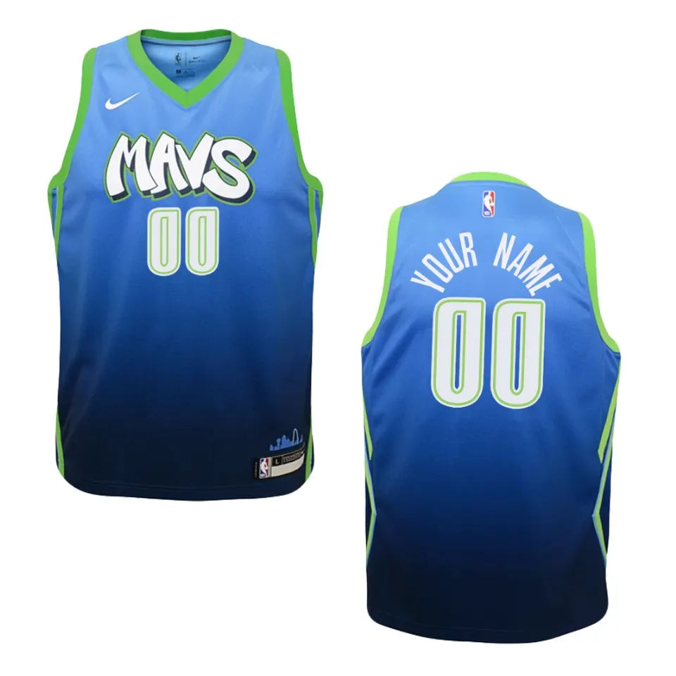 Nike Mavericks Blue Jersey