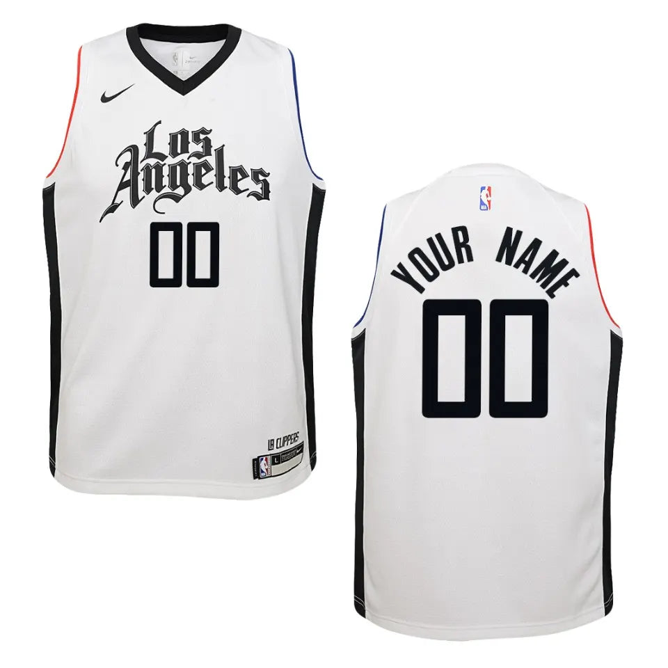 Custom Clippers White Jersey