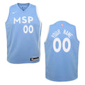 Timberwolves MSP Light Blue Jersey