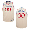 76ers Nike Cream Jersey