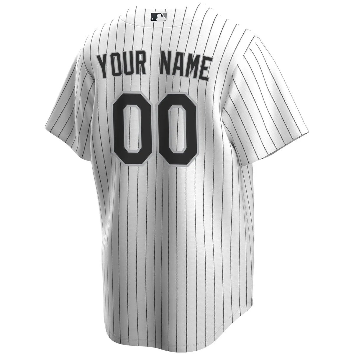 nike personalized White Sox Custom Pinstripe Jersey - Hình 3